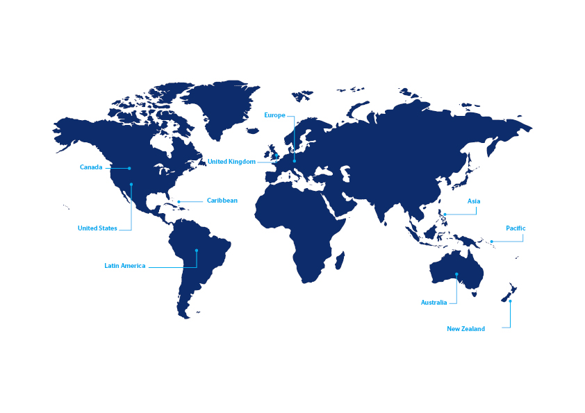 Key geographical areas